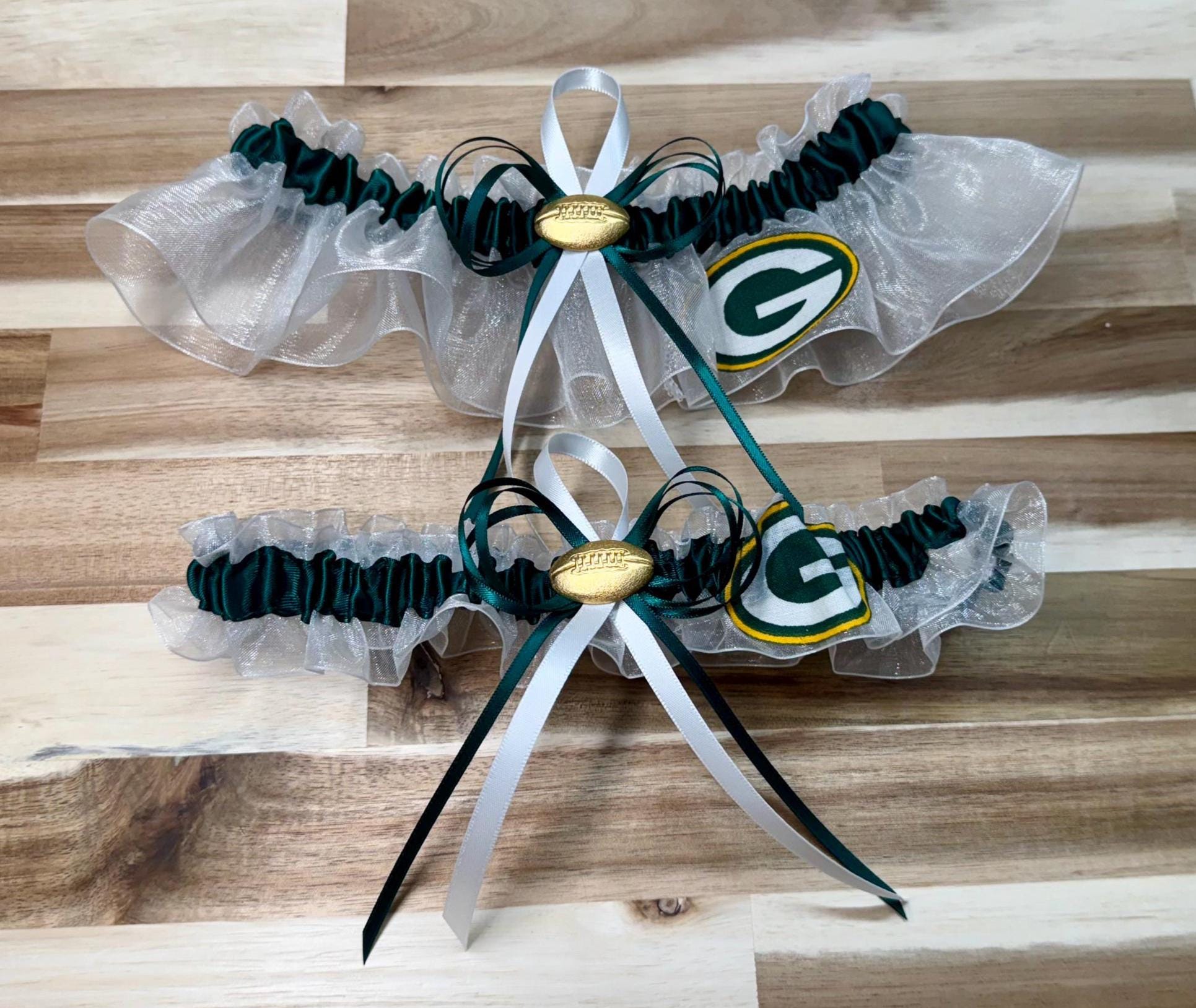 Green Bay Packer Garter - Etsy Green Bay Packer Garter - Etsy