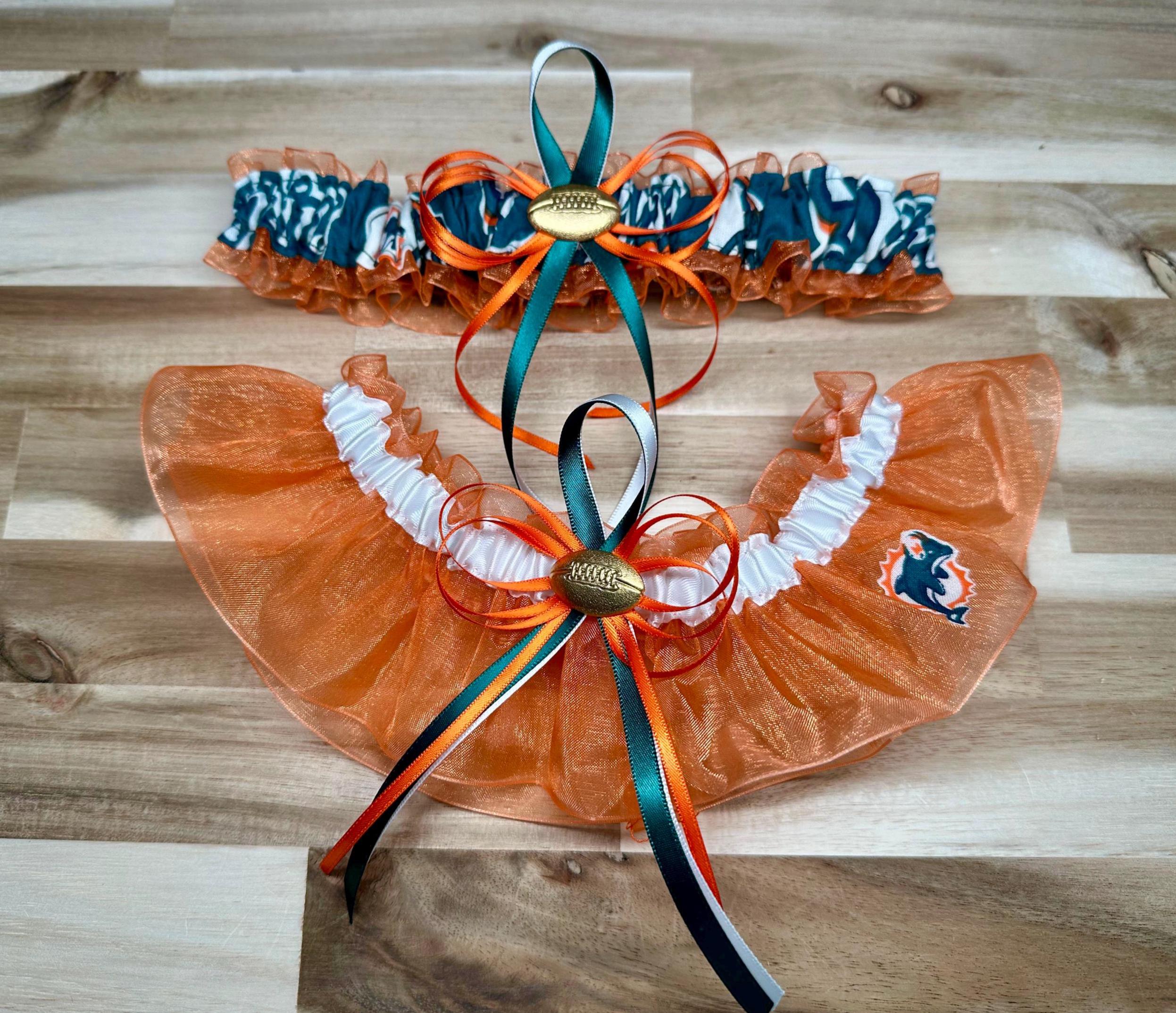 Miami Dolphins Wedding Garter - Etsy