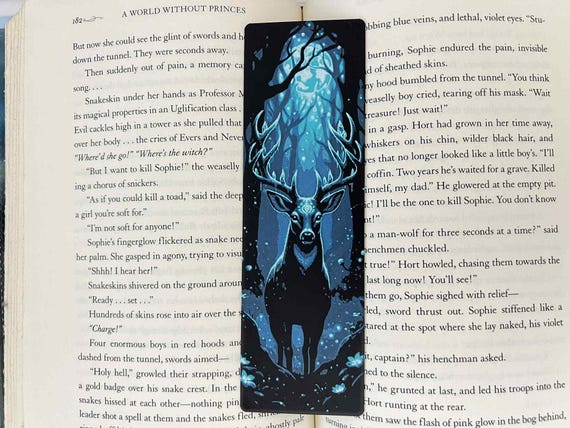 Spirit of the Forest – Majestic Stag Bookmark | 3D Printed Fantasy Woodland Design