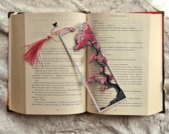 Sakura Baum Lesezeichen - Einzigartiges Japanische Kirschblüte inspiriertes Geschenk, Geschenk für Buchliebhaber