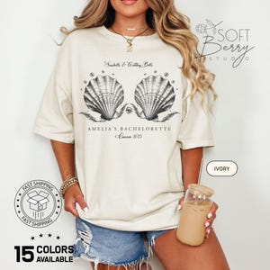 Muscheln und Hochzeitsglocken Shirt, Küsten Bachelorette Bach Club T-Shirt, Comfort Colors Shirt, Bachelorette Shirt, Strand Bachelorette Shirt