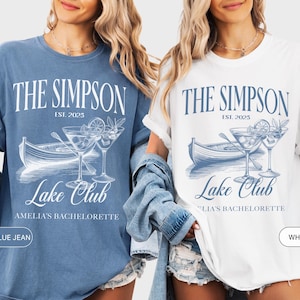 Lake Bachelorette Shirts Custom Camp Bachelorette Party Shirt, Hiking Bachelorette Camp, Mountain Bride and bridesmaid, Vintage Camping Bach