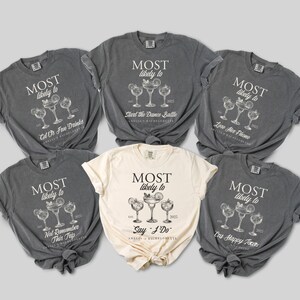 Funny Bachelorette Party Shirts: Bride & Squad Matching Gift Tees