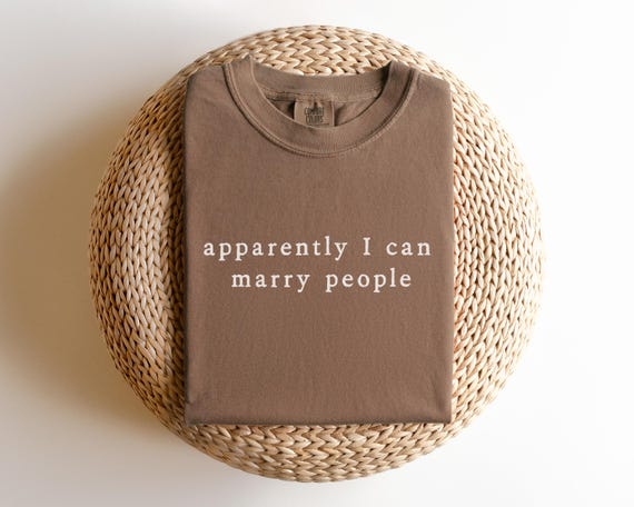 Funny Wedding Officiant T-Shirt: Marriage Humor Gift