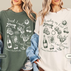 Las Vegas Bachelorette Shirt, Lucky In Love Bride, Custom Feeling Lucky, Casino Theme, Bach Party Shirt, Vegas Wedding Gift, Girls Trip tee