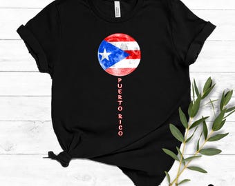 Puerto Rico PNG | Puerto Ricos flagga T-shirtdesign | Puertorikansk sublimering PNG | Trendig design, omedelbar digital nedladdning, kommersiellt bruk