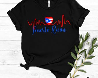 Puerto Rico PNG | Puerto Ricos flagga T-shirtdesign | Puertorikansk sublimering PNG | Trendig design, omedelbar digital nedladdning, kommersiellt bruk