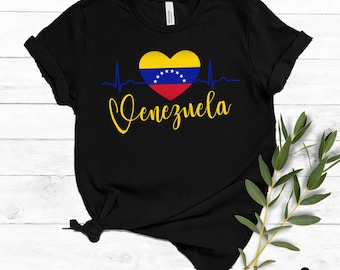 ベネズエラのハートビートPNG | ベネズエラ国旗ハートTシャツデザイン | ベネズエラ昇華PNG、即時デジタルダウンロード、商用利用可能
