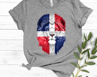 República Dominicana PNG / Diseño de camiseta con la bandera de República Dominicana / Sublimación dominicana PNG / Diseño de tendencia, uso comercial