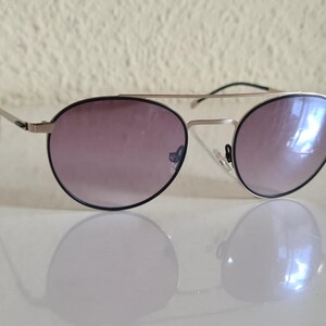 Morel Gold Metal Optical Frame & Round UV Sunglasses Unisex Designer Eyewear Set
