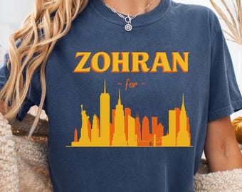 Comfort Colors Zohran for NYC T-shirt: Progressive Voter Tee