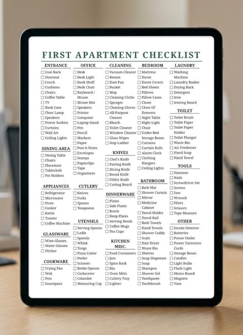 New Apartment Essentials | Complete First Apartment Starter Kit