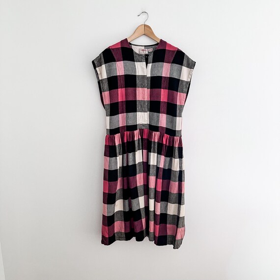 Vintage French Connection Plaid Dress Pink Black Plaid 80s / 90s Size Small - Etsy Vintage French Connection Plaid Dress Pink Black Plaid 80s / 90s Size Small - Etsy