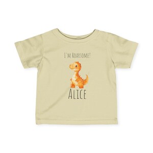 Dinosaur T-Shirt for Kids, Cute Green Dino Graphic Tee, Soft Cotton Toddler Shirt, Birthday Gift for Boys & Girls, Fun Prehistoric Design