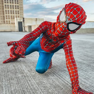 Superhero Kids Costume, Superhero Suit for Boys, Halloween Kids Suit, Superhero Toddler Costume, Mask detachable