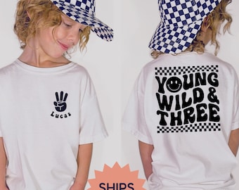 Camiseta personalizada para niño pequeño, ...
