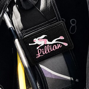 Personalized Scuba BCD Name Tag, Custom Embroidered Diver Badge, Nylon Dive Gear Identification