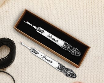 Custom Engraved Seam Ripper | Vintage Personalized Name Seam Ripper for Mom, Grandma | Sewing Tool Gift for Tailor, Quilter, Crafter