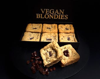 Vegan Gluten-Free Brownie Blondies