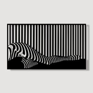 Metal Wall Decor Female Body Naked Woman- Large Modern Decor, Female Body Decor, Modern Wall Art, Unique Home Gift, Black Metal