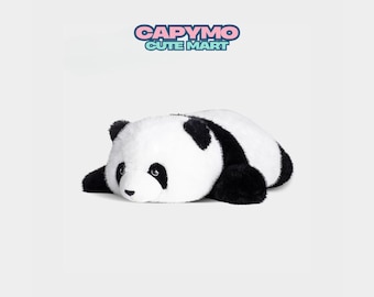 Soft Panda Plush Pillow, 30cm Kawaii Stuffed Animal, Cozy Huggable Decor