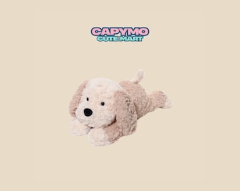 Maltese Dog Plush Toy, Soft Floppy Puppy Stuffed Animal, Cozy Room Decor, 16.5 Inch