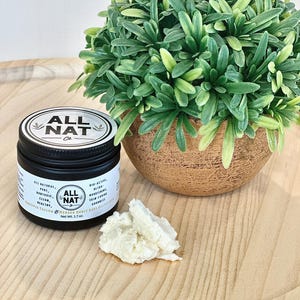 ALL NAT Body Butter | Whipped Grass-fed Beef Tallow + Manuka Honey | Natural Organic Toxin-Free Face & Body Moisturizer | Healing Hydrating