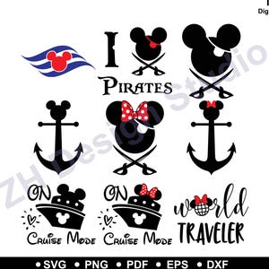 Cruise SVG Bundle ,Mickey Cruise PNG Bundle,Cruise ship svg,Mouse Cruise Ship Names Logo Bundle -Treasure Fantasy Dream Wish Wonder Magic