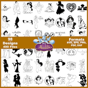 Aladdin silhouette - Etsy 日本