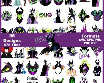 Paquete de imágenes prediseñadas de Maléfica: Hadas Oscuras (Descarga digital)