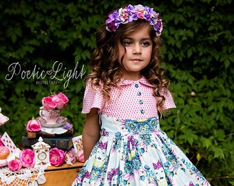 Alyss Partykleid by Ainslee Fox Boutique Schnittmuster ( leicht - Reißverschluss hinten - Mädchengröße 1-12 / fortgeschritten - seitlicher Reißverschluss - Größe 4-12 )