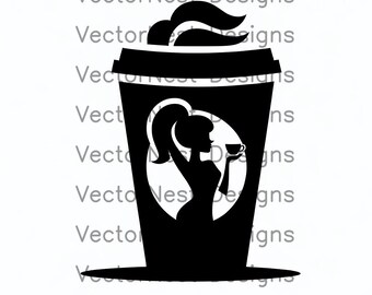 Sassy Coffee Cup SVG | Funny Quote Cut File | Cricut Caffeine Lover Mug Design