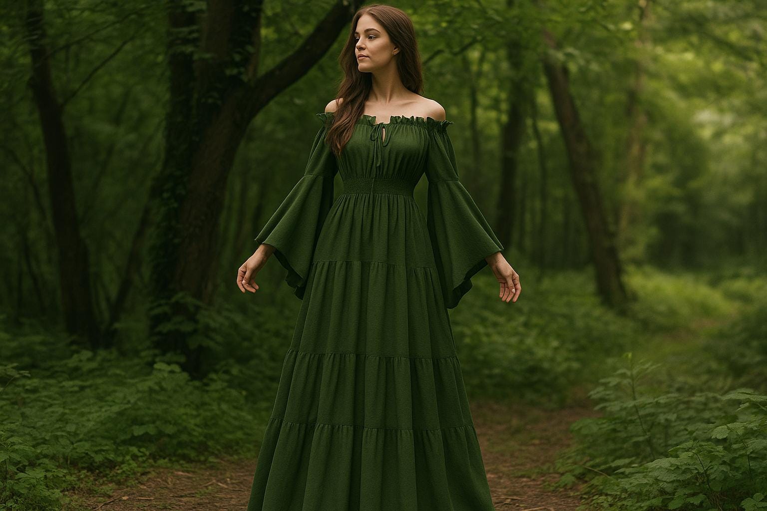 slim fit dress slacks Dark Forest Green Bridesmaid Dress Halter V-neck Mermaid Ruched Floor