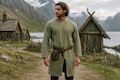 Renfaire Tunic, Linen Medieval Tunic, Viking Long Shirt for Men, Viking Cosplay Celtic Tunic Dress, Viking Gifts for Men, Renaissance Tunic