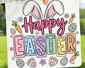Happy Easter Png, Easter Bunny Png, Brushstroke Happy Easter png, Coquette carrot png, Easter Day Png, Easter Sublimation Png, Spring Png
