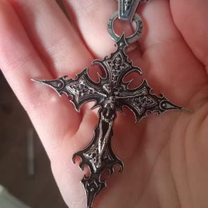 Gothic Cross Pendant Necklace