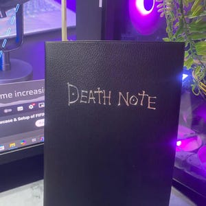 Death Note Replika-Notizbuch mit Federstift – Anime-Cosplay-Requisite & Sammlergeschenk | Yagami Light Ryuk inspiriertes Tagebuch