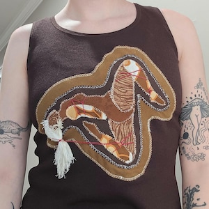Shibari Patchwork Tanktop - rozmiar średni