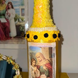 Vodou Lwa Altar Bottles for Offerings (Danballah, Ayizan, Freda, Dantor, Ogou, Jean, Legba Anaisa Pye, Kouzen, Gede, La Siren, Agwe)