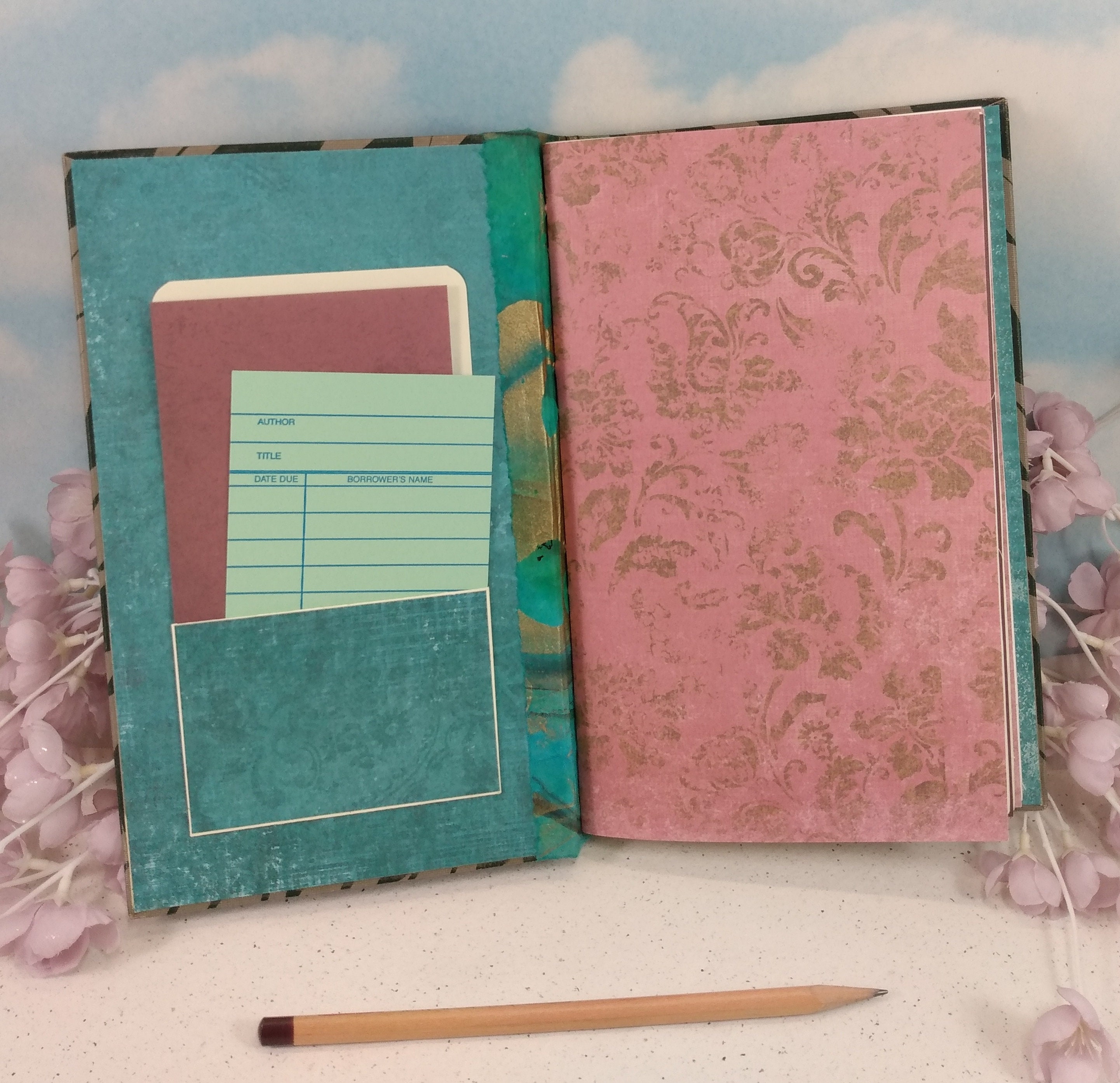 Rabbit Garden Blank Writing Journal With Colorful Chinese