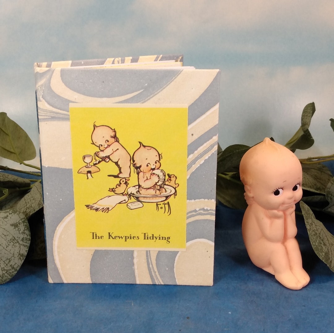 Kewpie Doll Baby Memory Book Small Baby Shower Album With Vintage the
