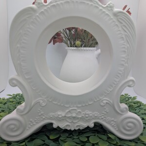 Ready to paint bisque-ware freestanding Antique Clock body