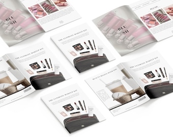 Guía completa de maquillaje en PDF / Lista de productos esenciales de maquillaje / Libro electrónico de belleza digital