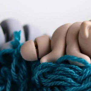 Snuggliez „Baby Katze“ – bewegliche Mini-Figur aus dem 3D-Drucker | Flexi-Kätzchen von CozyLabs