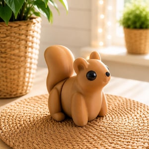 Snuggliez Baby Eichhörnchen – bewegliche Flexi-Figur mit Wuschel-Charme