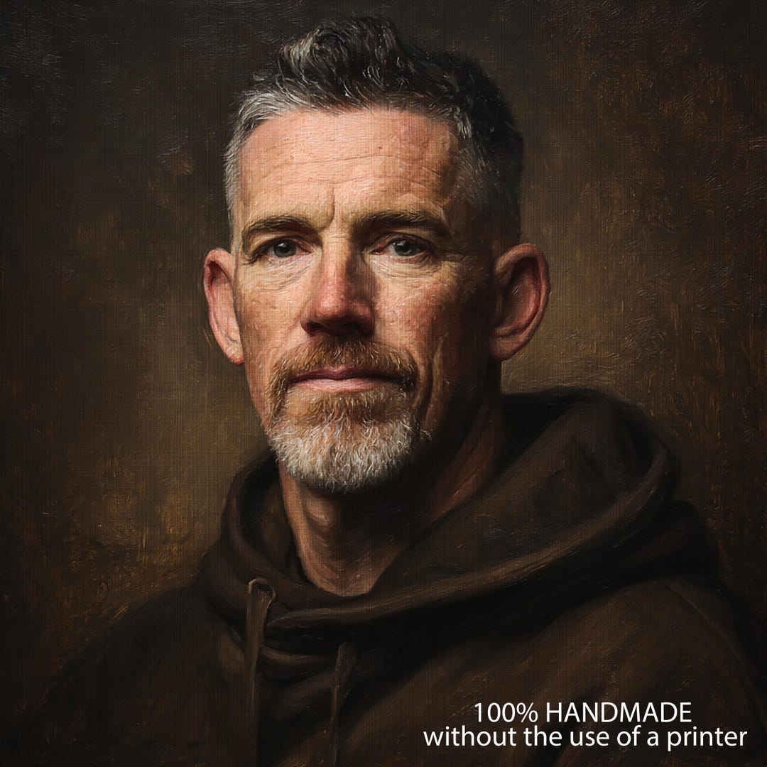 Custom Portrait Oil Painting From Photo, Hand Painted Painting on ...