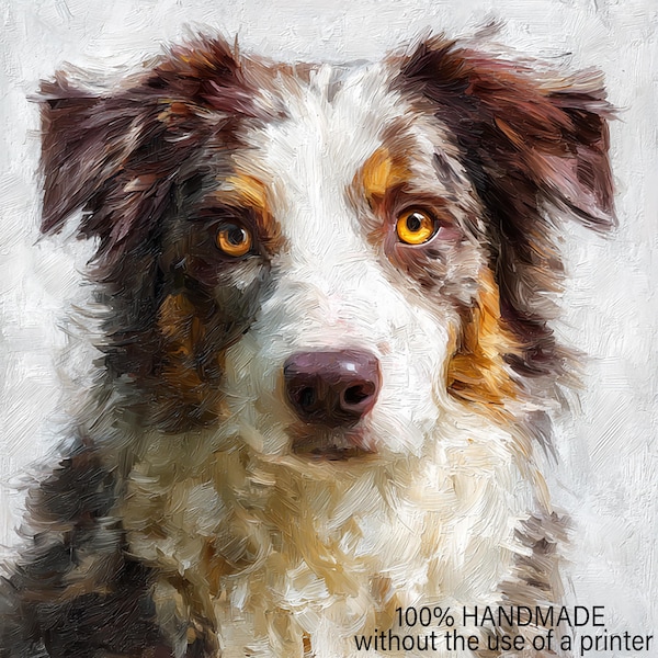 Custom Oil Painting Pet Custom Dog Portrait On Canvas Pet Memorial Gifts Dog Loss Gift For Dog Lover Art Commission Original Hand Drawn Work