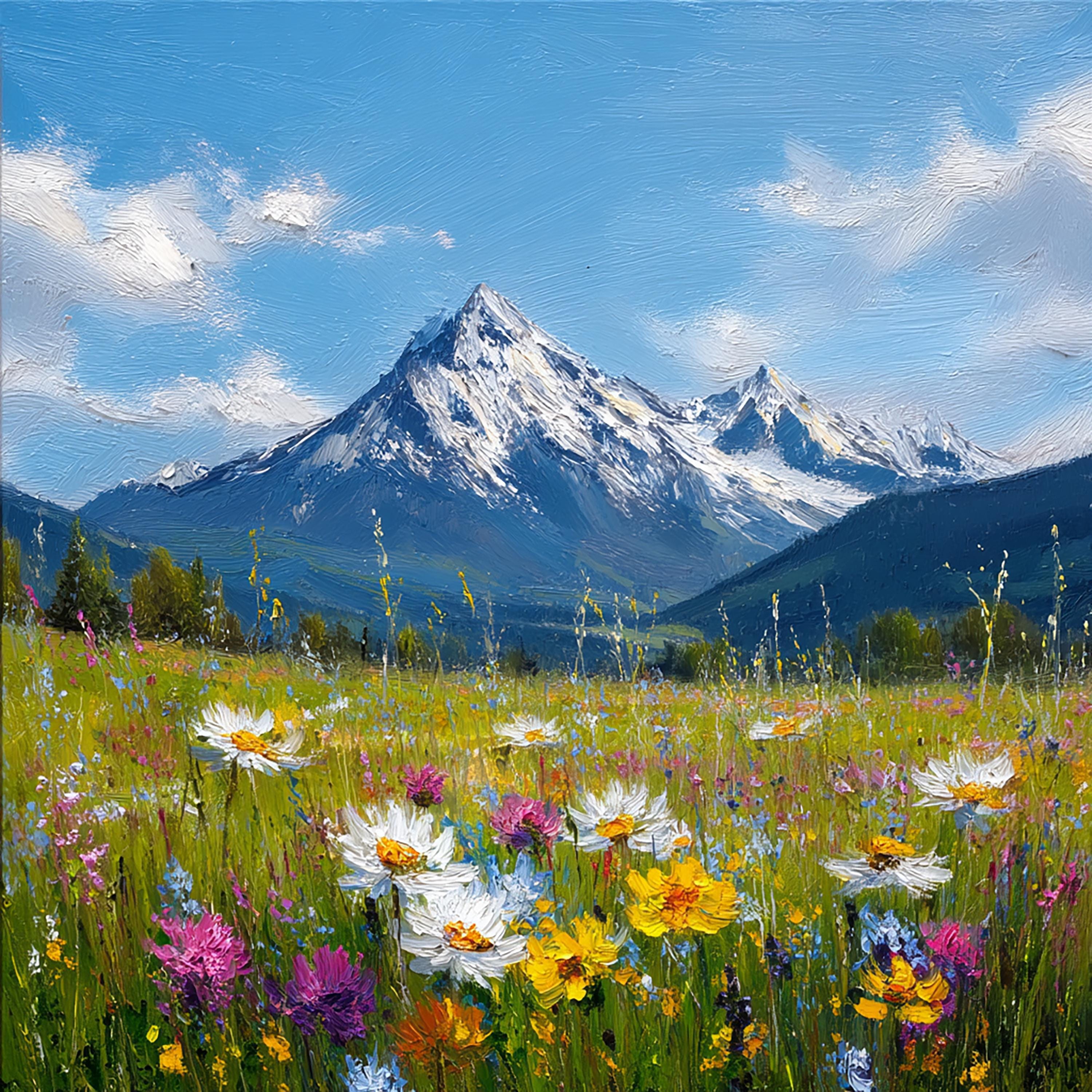 Custom Landscape Oil Painting, Framed Hand Painted Scenery Art on ...