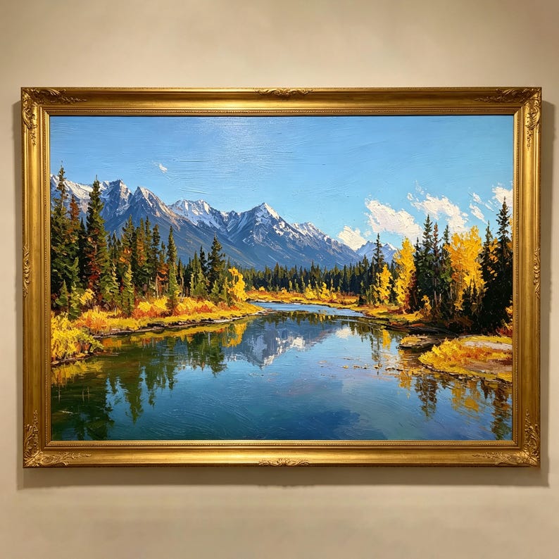 Custom Landscape Oil Painting From Photo Hand-painted Personalized ...