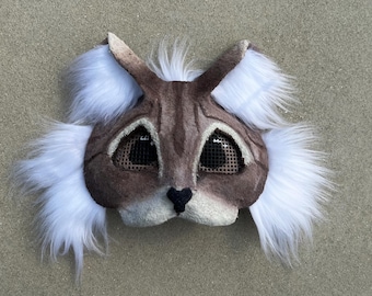 Hand made cat therian mask